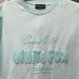 White Fox Boutique Mint Green Short Sleeve Tee